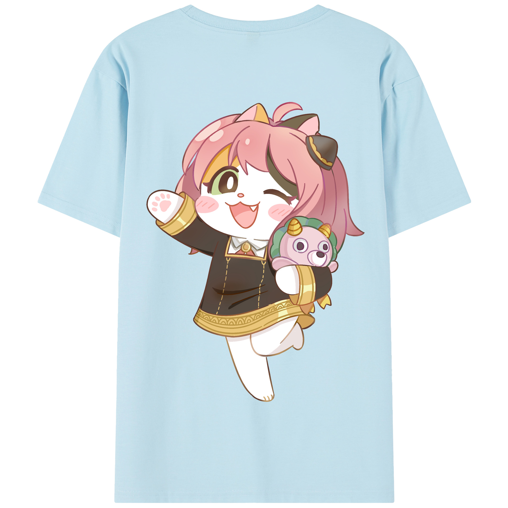 （画像用） SPY×FAMILY间谍家家酒 綿100％半袖Tシャツ（背面プリント）